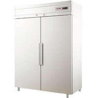 Холодильный шкаф с металлическими дверьми CM110-S, 1402*1960*620 мм, Т = 0…+6 С, Внутренний объем 1000 л. Верхнее расположение агрегата.