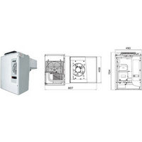 Моноблок MM 111 SF, объём камеры  4 – 10,1 м3, рабочий диапазон -5 … +10 ° С, 220В