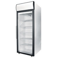 Холодильный шкаф со стеклянной дверью DM105-S, 697*1960*620 мм, Т = +1…+12 С, Внутренний объем 500 л , верхнее расположение агрегата.